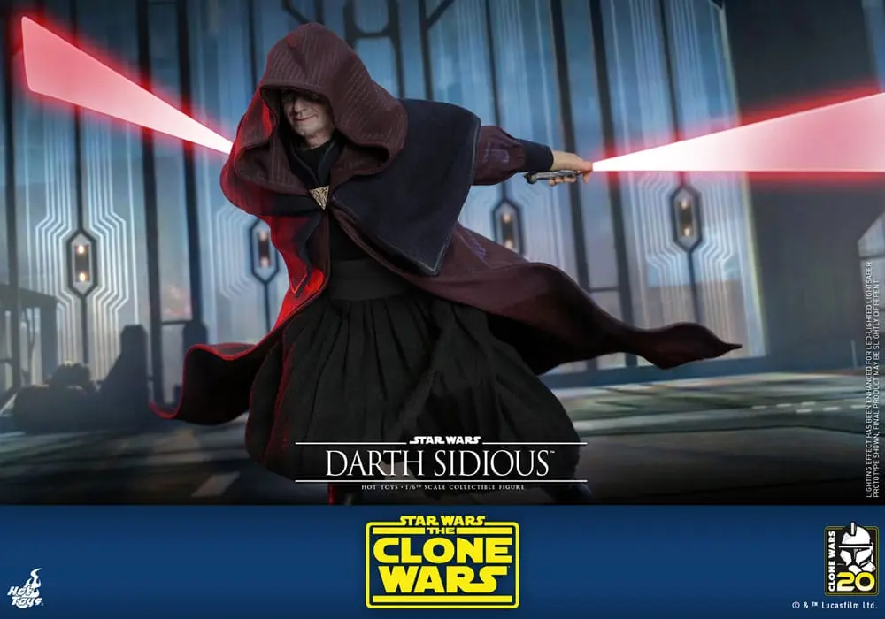 Star Wars: The Clone Wars Action Figure 1/6 Darth Sidious 29 cm product photo