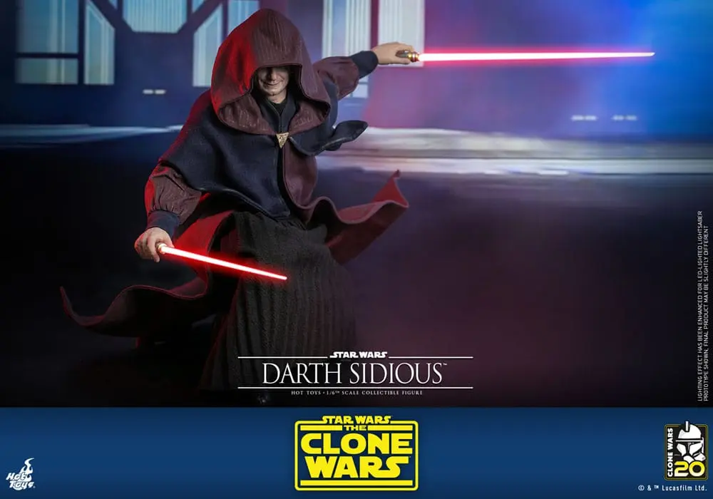 Star Wars: The Clone Wars Action Figure 1/6 Darth Sidious 29 cm product photo