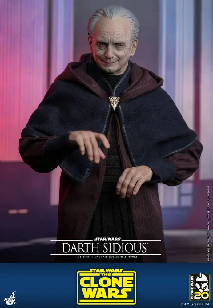 Star Wars: The Clone Wars Action Figure 1/6 Darth Sidious 29 cm product photo