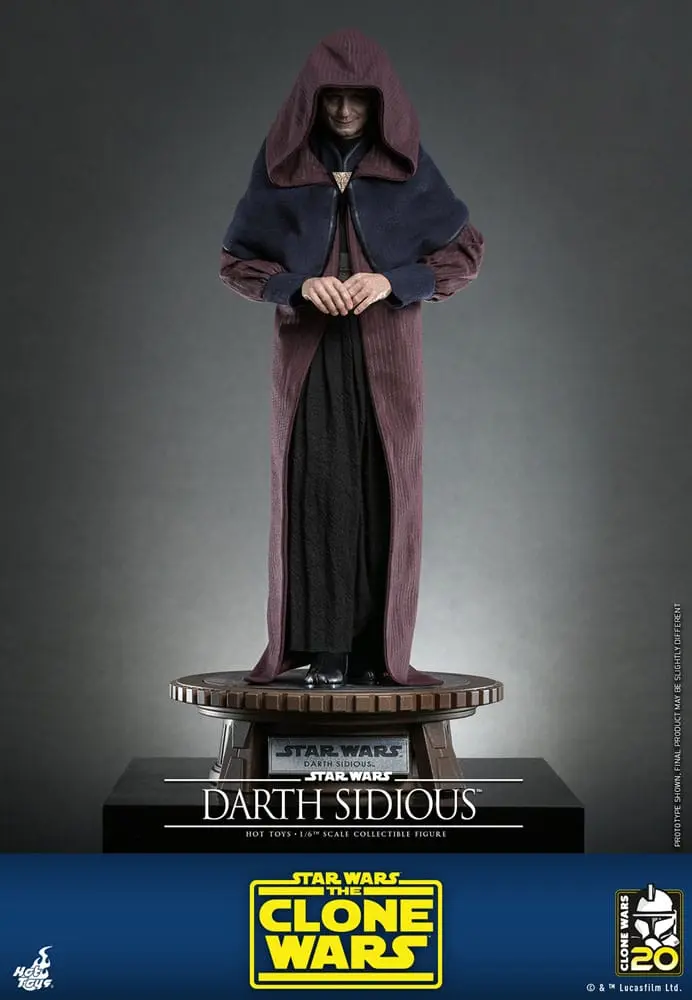 Star Wars: The Clone Wars Action Figure 1/6 Darth Sidious 29 cm product photo