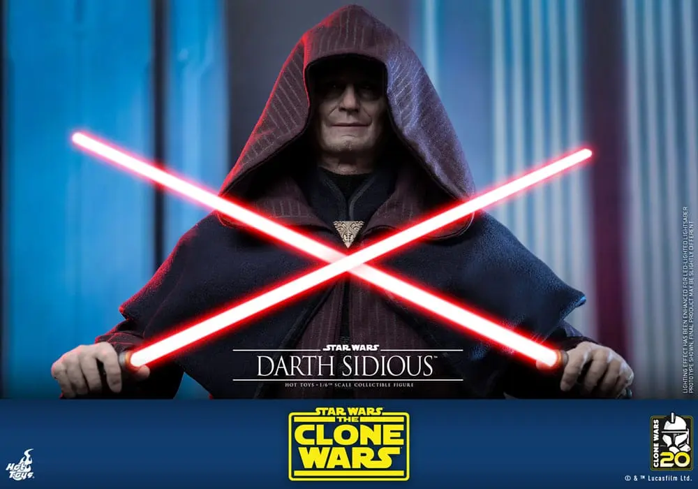 Star Wars: The Clone Wars Action Figure 1/6 Darth Sidious 29 cm product photo