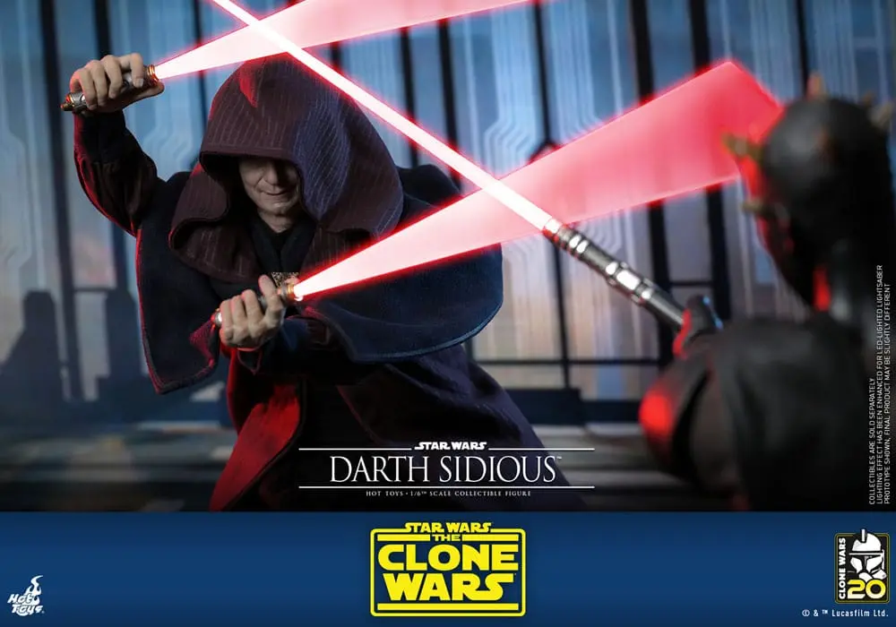 Star Wars: The Clone Wars Action Figure 1/6 Darth Sidious 29 cm product photo