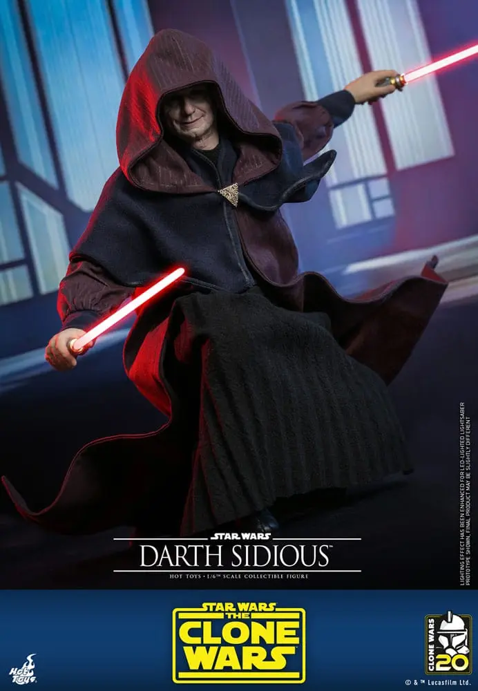 Star Wars: The Clone Wars Action Figure 1/6 Darth Sidious 29 cm product photo