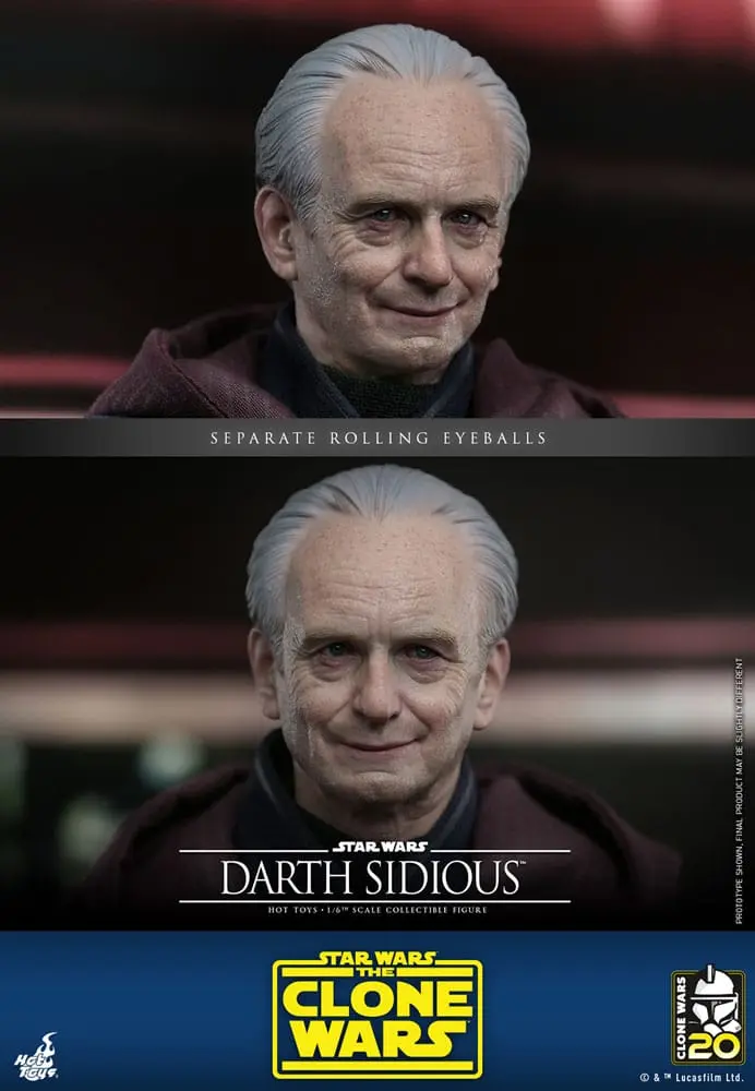 Star Wars: The Clone Wars Action Figure 1/6 Darth Sidious 29 cm product photo
