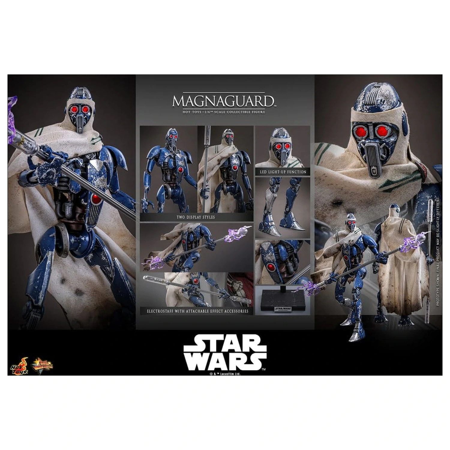 Star Wars: The Clone Wars Action Figure 1/6 MagnaGuard 34 cm product photo