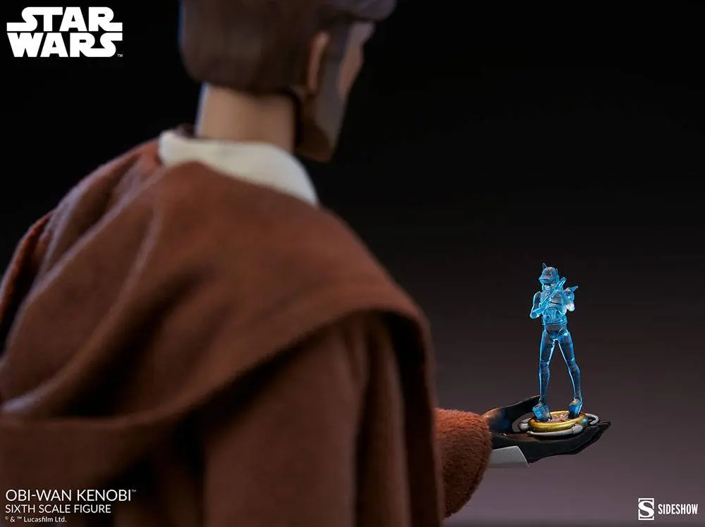 Star Wars The Clone Wars Action Figure 1/6 Obi-Wan Kenobi 30 cm product photo