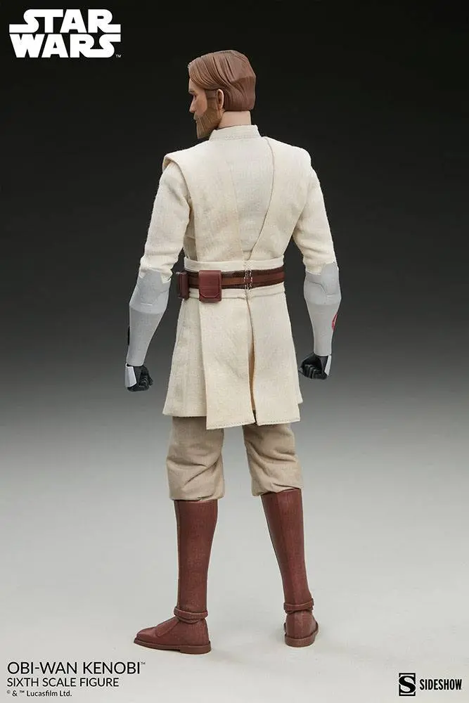 Star Wars The Clone Wars Action Figure 1/6 Obi-Wan Kenobi 30 cm product photo