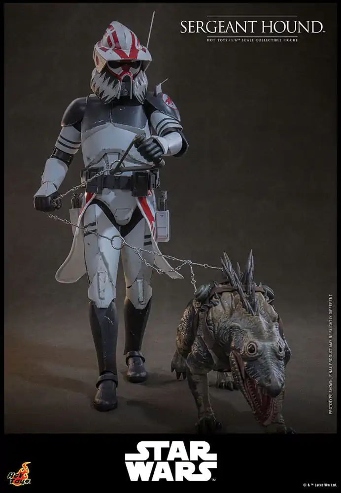 Star Wars: The Clone Wars Action Figure 1/6 Sergeant Hound 30 cm product photo