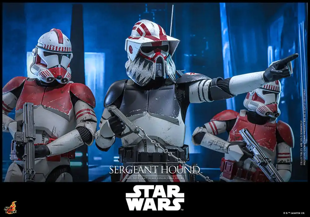 Star Wars: The Clone Wars Action Figure 1/6 Sergeant Hound 30 cm product photo