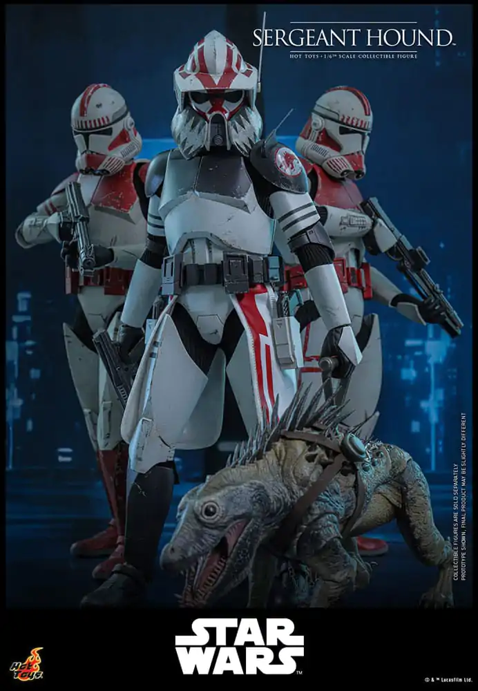 Star Wars: The Clone Wars Action Figure 1/6 Sergeant Hound 30 cm product photo