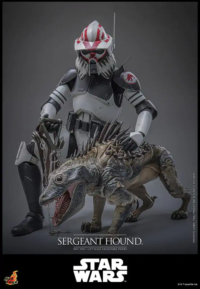 Star Wars: The Clone Wars Action Figure 1/6 Sergeant Hound 30 cm product photo