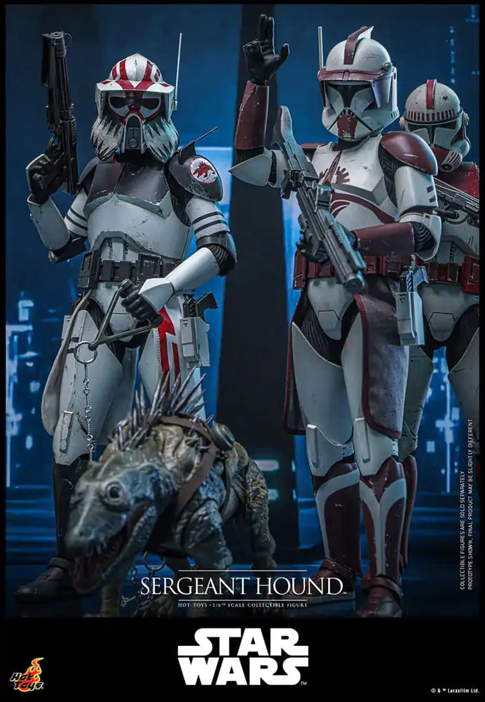 Star Wars: The Clone Wars Action Figure 1/6 Sergeant Hound 30 cm product photo