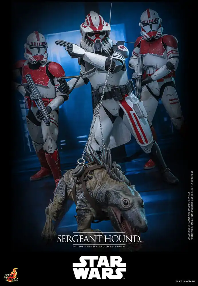 Star Wars: The Clone Wars Action Figure 1/6 Sergeant Hound 30 cm product photo