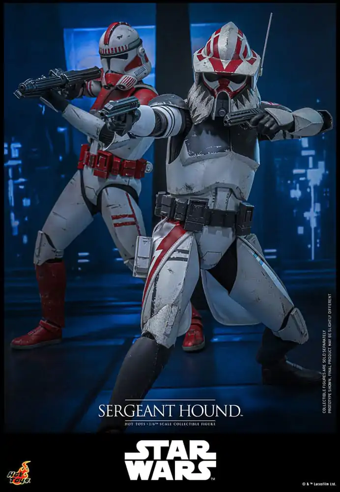 Star Wars: The Clone Wars Action Figure 1/6 Sergeant Hound 30 cm product photo