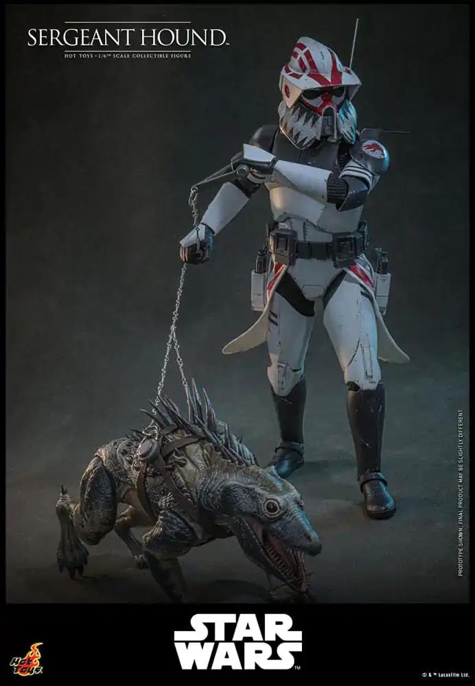 Star Wars: The Clone Wars Action Figure 1/6 Sergeant Hound 30 cm product photo