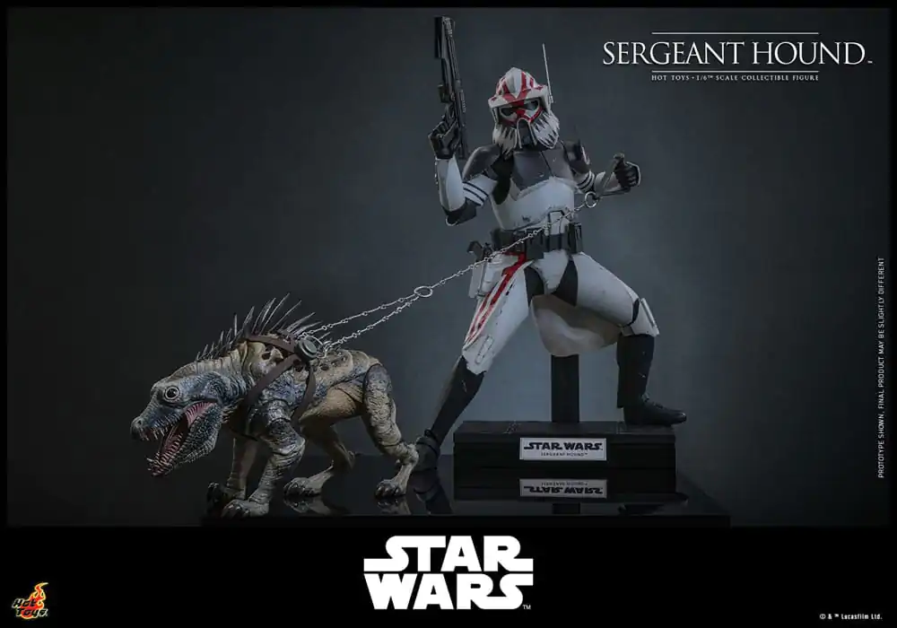 Star Wars: The Clone Wars Action Figure 1/6 Sergeant Hound 30 cm product photo