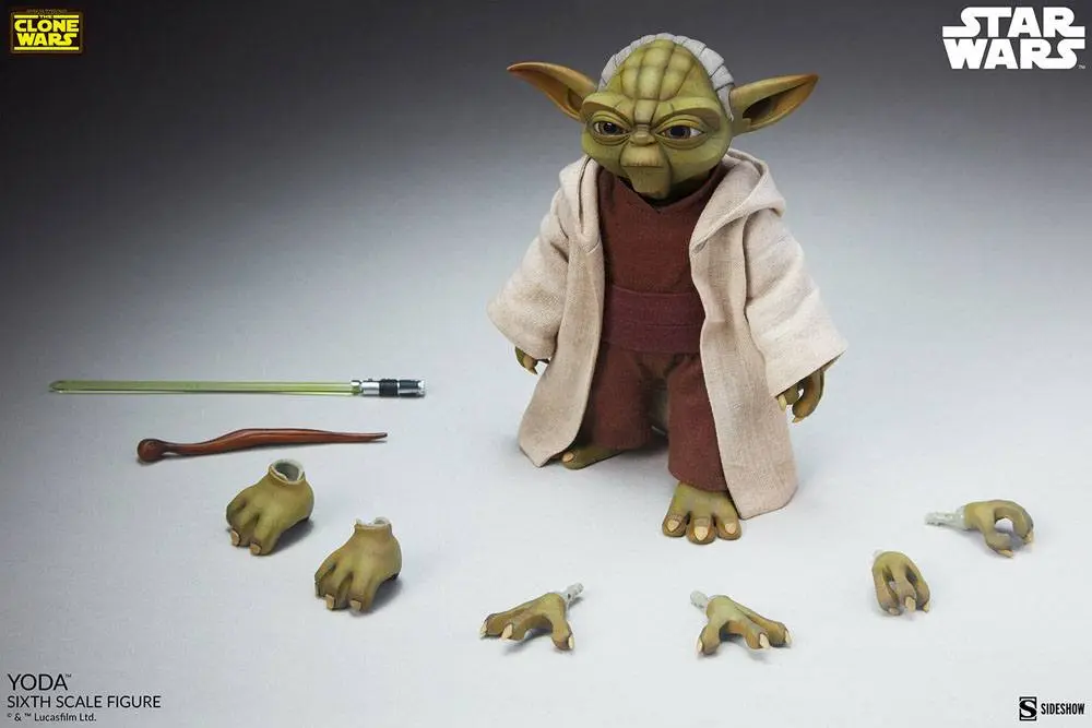 Star Wars The Clone Wars Action Figure 1/6 Yoda 14 cm product photo