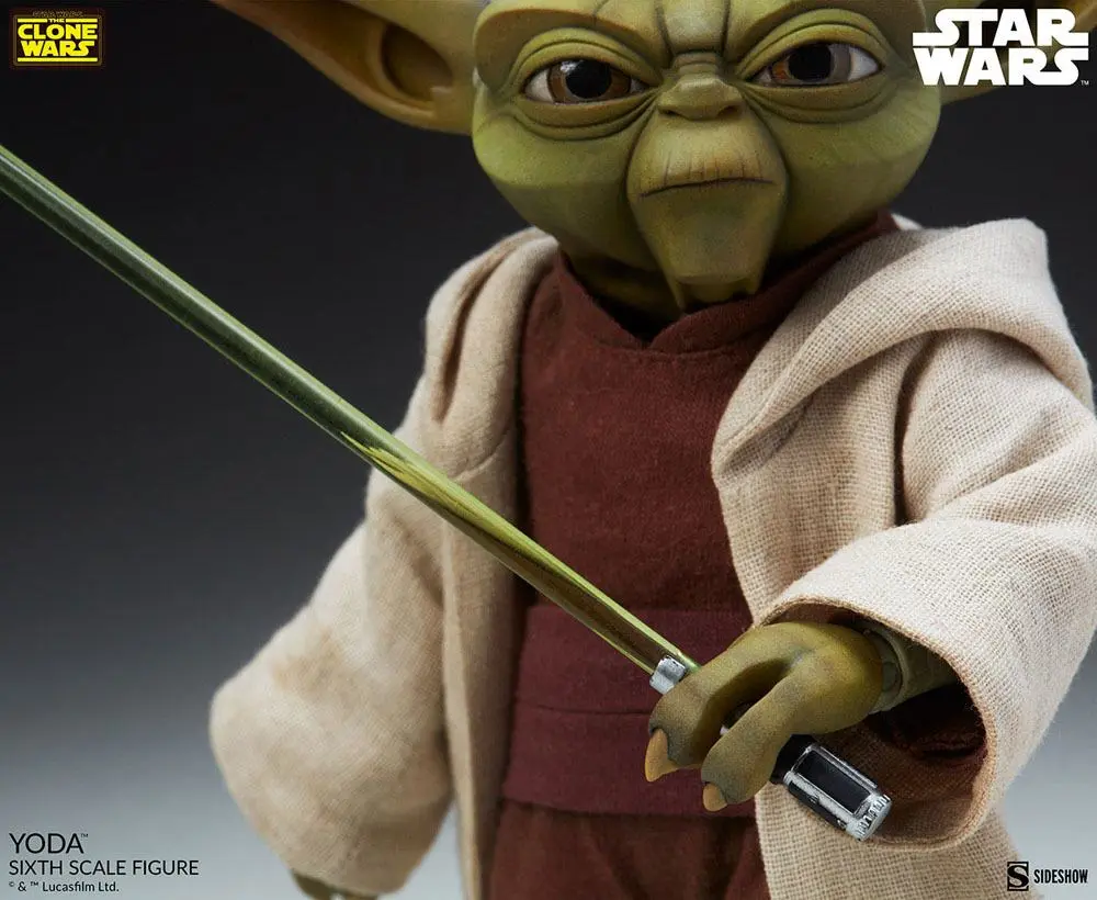 Star Wars The Clone Wars Action Figure 1/6 Yoda 14 cm product photo