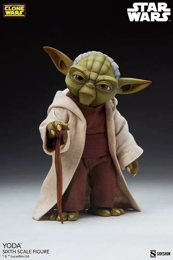 Star Wars The Clone Wars Action Figure 1/6 Yoda 14 cm product photo