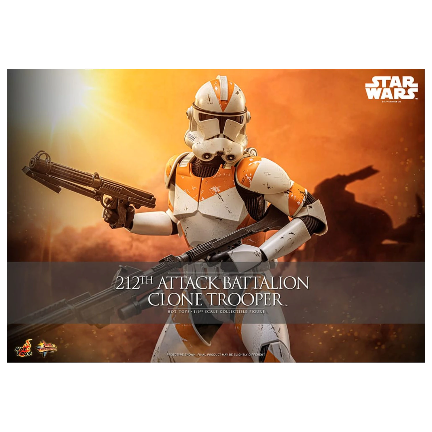 Star Wars: The Clone Wars Action Figure 1/6 212th Attack Battalion Clone Trooper 30 cm product photo