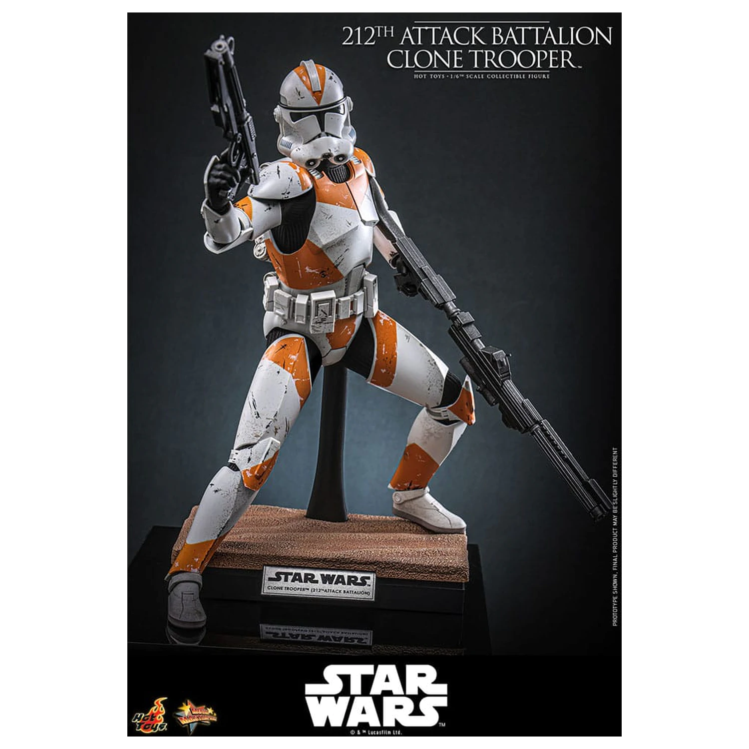 Star Wars: The Clone Wars Action Figure 1/6 212th Attack Battalion Clone Trooper 30 cm product photo