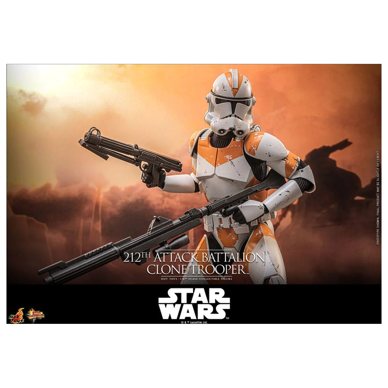Star Wars: The Clone Wars Action Figure 1/6 212th Attack Battalion Clone Trooper 30 cm product photo