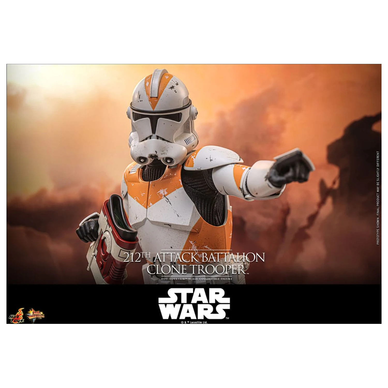 Star Wars: The Clone Wars Action Figure 1/6 212th Attack Battalion Clone Trooper 30 cm product photo