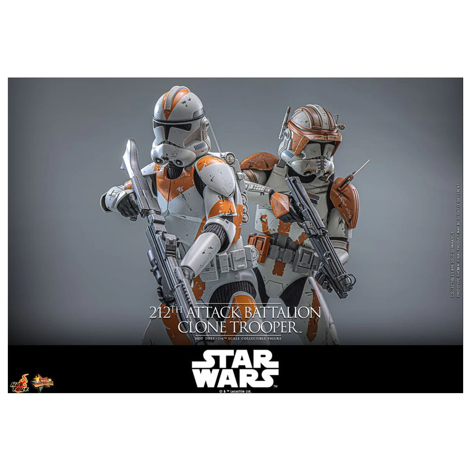 Star Wars: The Clone Wars Action Figure 1/6 212th Attack Battalion Clone Trooper 30 cm product photo