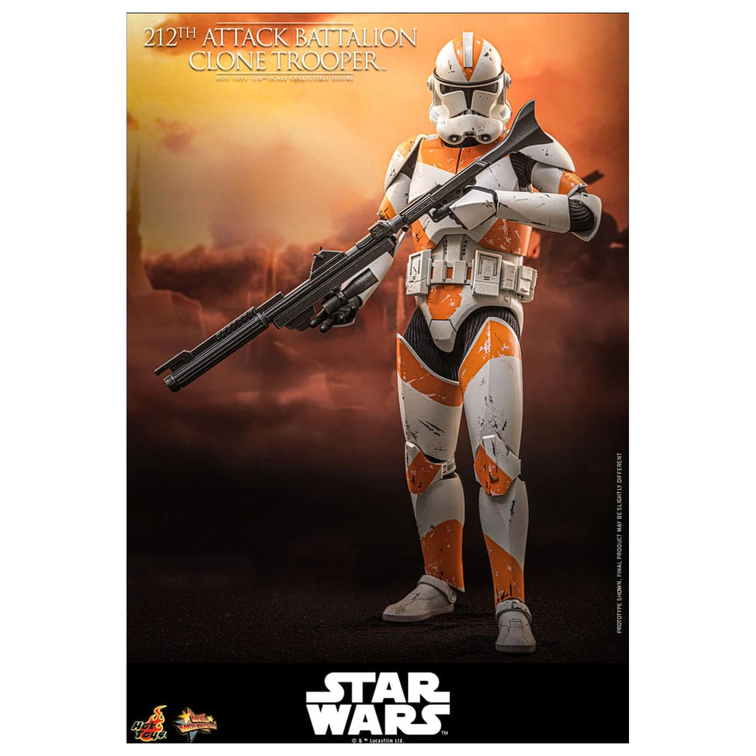 Star Wars: The Clone Wars Action Figure 1/6 212th Attack Battalion Clone Trooper Deluxe Version 30 cm product photo