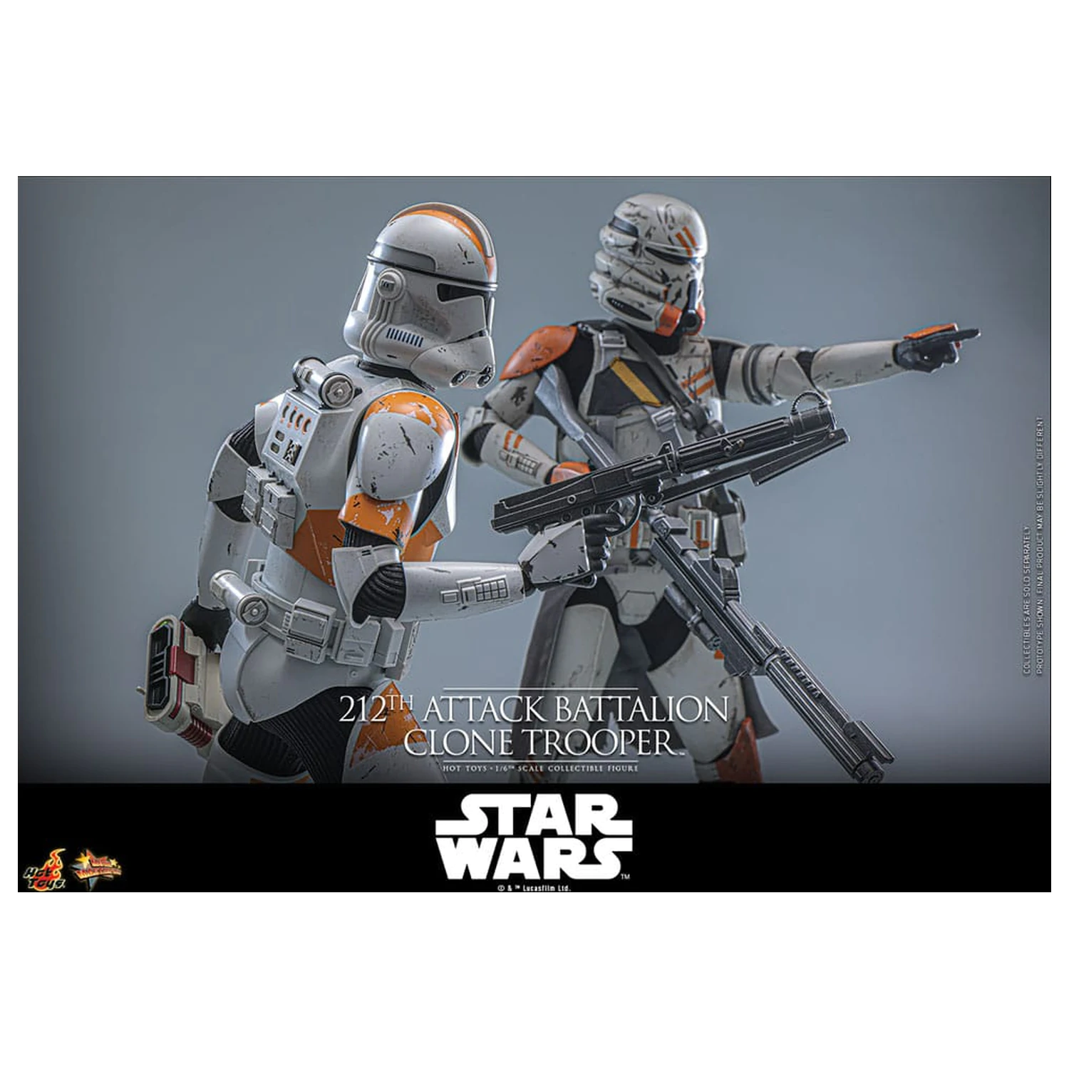 Star Wars: The Clone Wars Action Figure 1/6 212th Attack Battalion Clone Trooper Deluxe Version 30 cm product photo