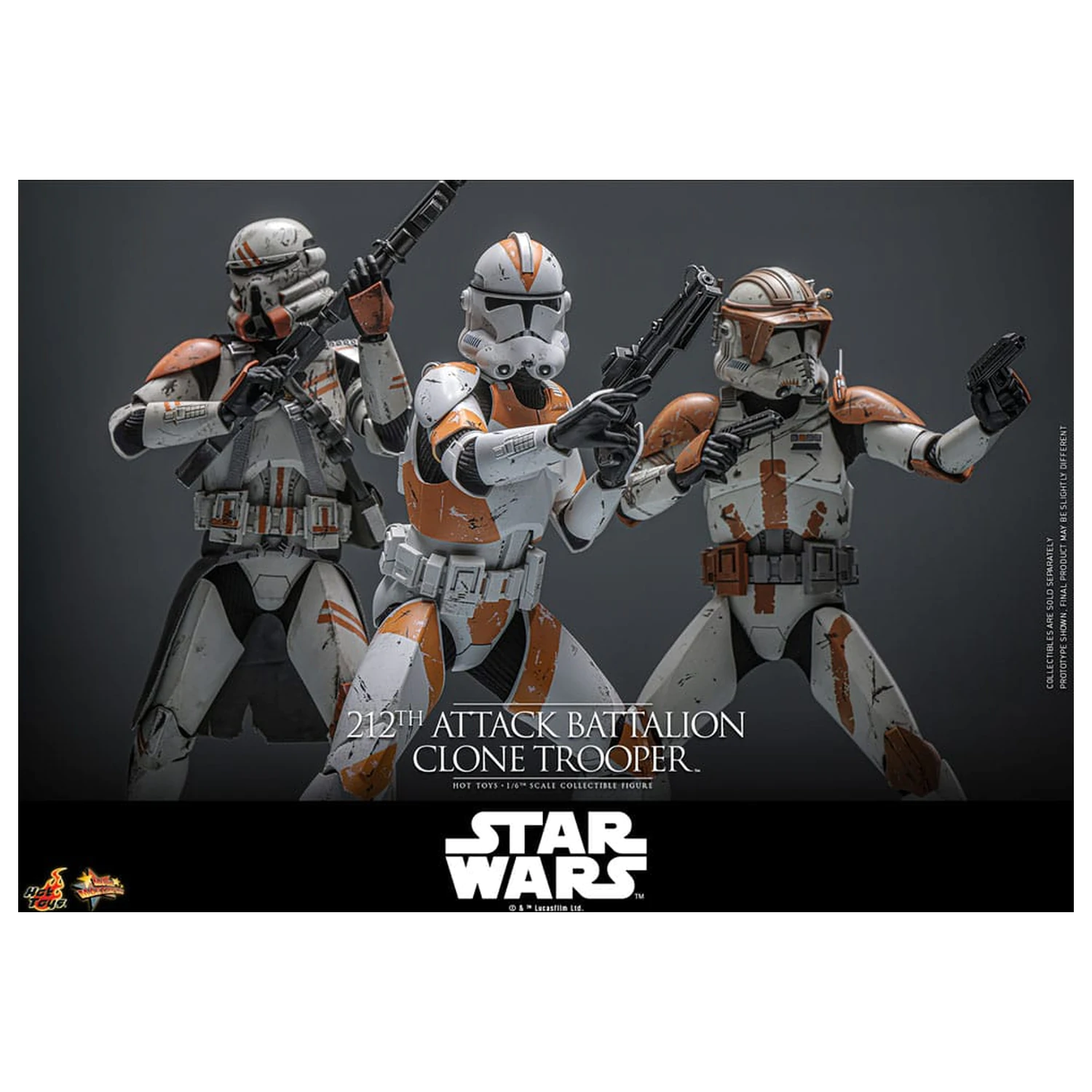 Star Wars: The Clone Wars Action Figure 1/6 212th Attack Battalion Clone Trooper Deluxe Version 30 cm product photo