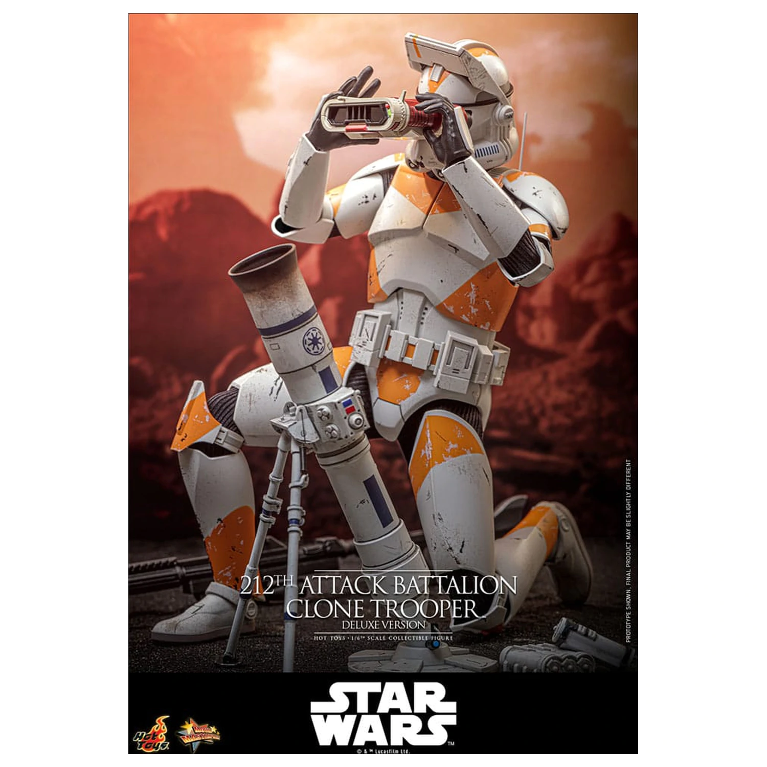 Star Wars: The Clone Wars Action Figure 1/6 212th Attack Battalion Clone Trooper Deluxe Version 30 cm product photo