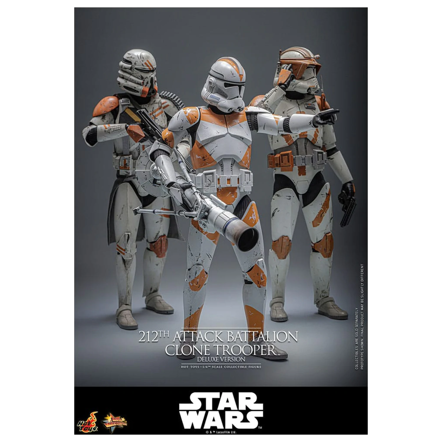 Star Wars: The Clone Wars Action Figure 1/6 212th Attack Battalion Clone Trooper Deluxe Version 30 cm product photo