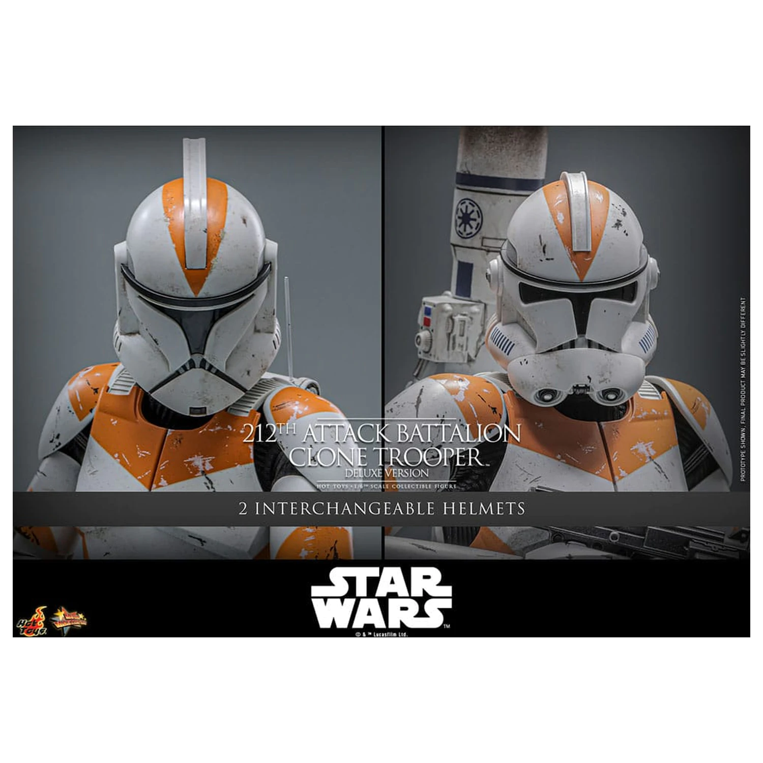 Star Wars: The Clone Wars Action Figure 1/6 212th Attack Battalion Clone Trooper Deluxe Version 30 cm product photo