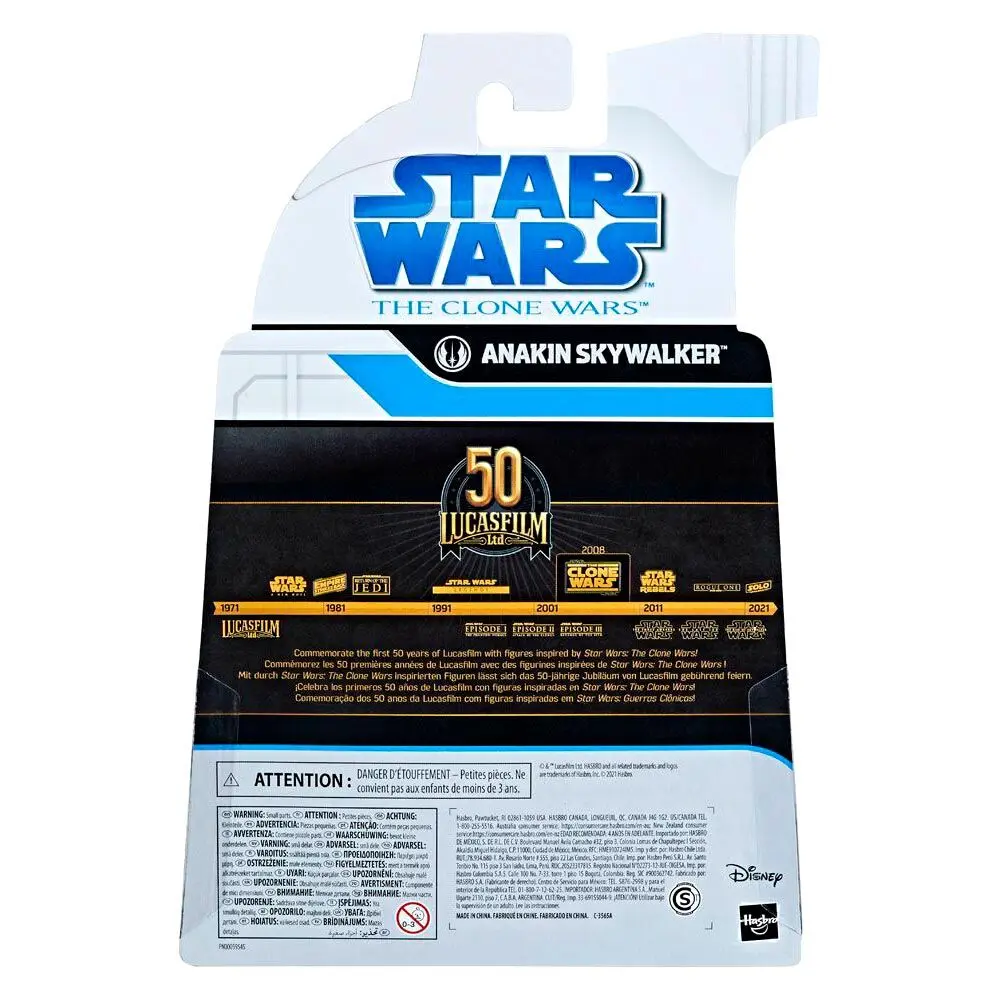 Star Wars The Clone Wars Anakin Skywalker figure 15cm product photo