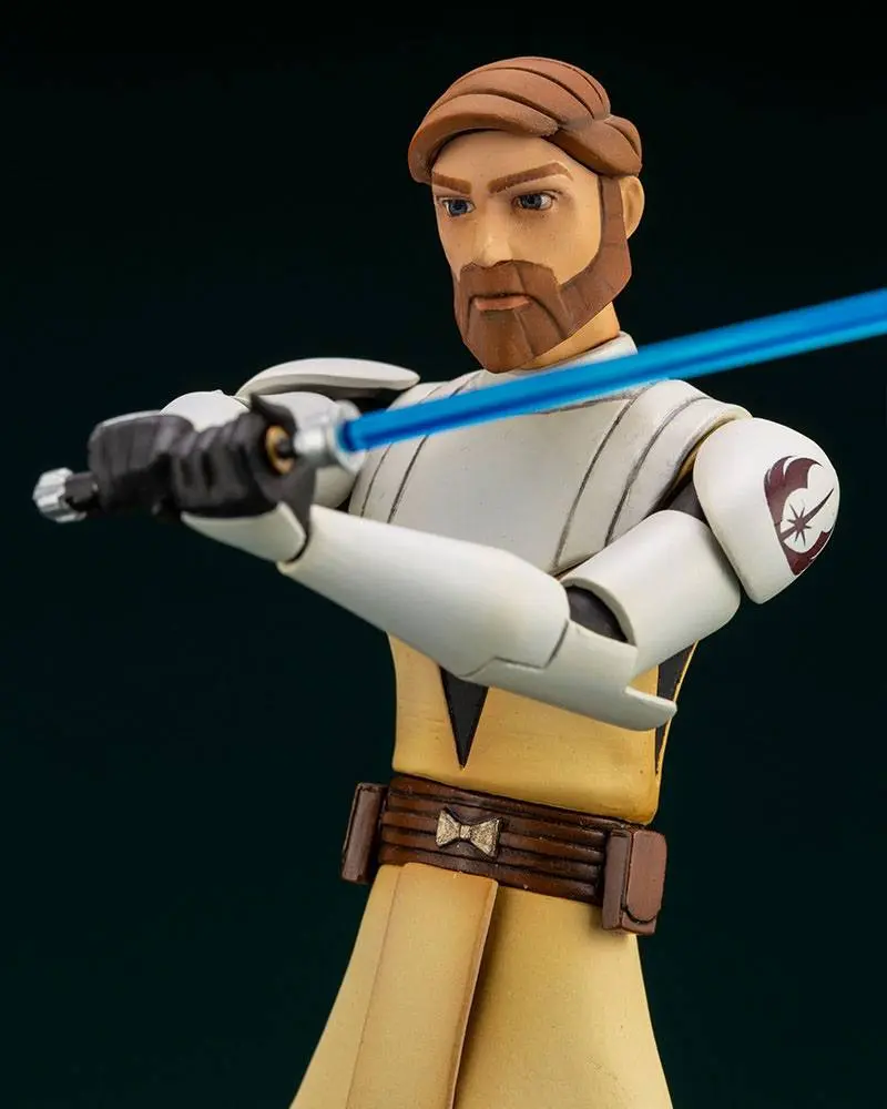Star Wars The Clone Wars ARTFX+ PVC Statue 1/10 Obi-Wan Kenobi 17 cm product photo