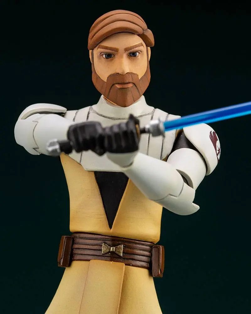 Star Wars The Clone Wars ARTFX+ PVC Statue 1/10 Obi-Wan Kenobi 17 cm product photo