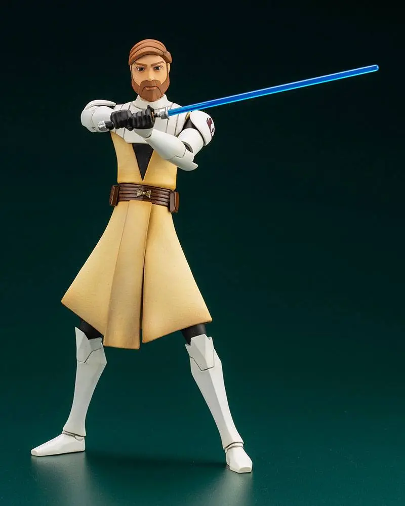 Star Wars The Clone Wars ARTFX+ PVC Statue 1/10 Obi-Wan Kenobi 17 cm product photo