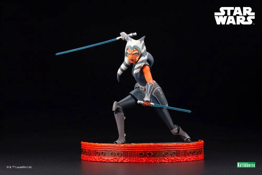 Star Wars The Clone Wars ARTFX PVC Statue 1/7 Ahsoka Tano Escape from the Clones 24 cm product photo