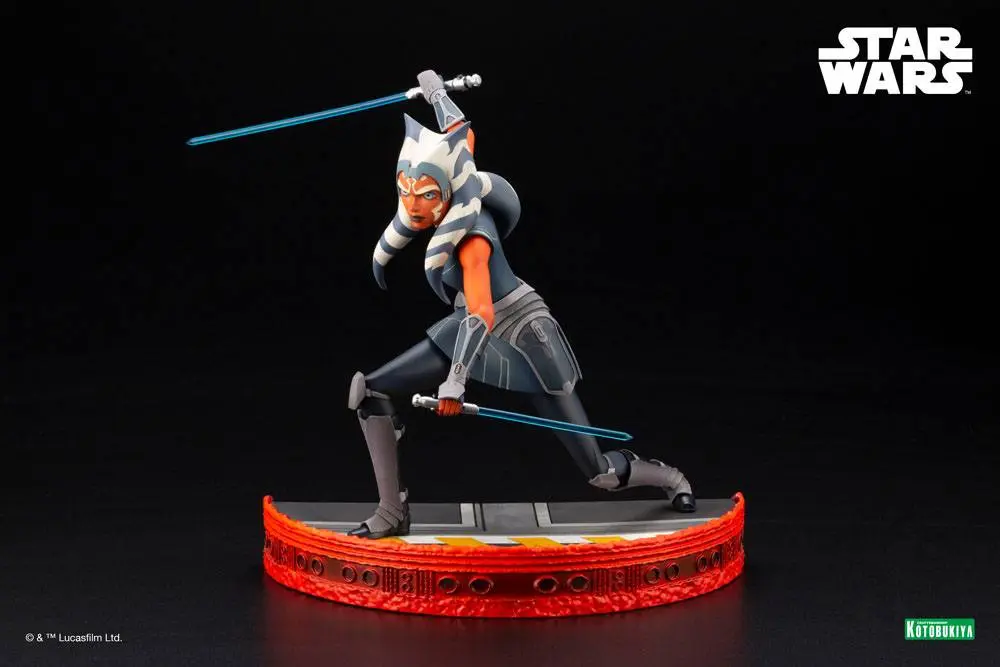 Star Wars The Clone Wars ARTFX PVC Statue 1/7 Ahsoka Tano Escape from the Clones 24 cm product photo