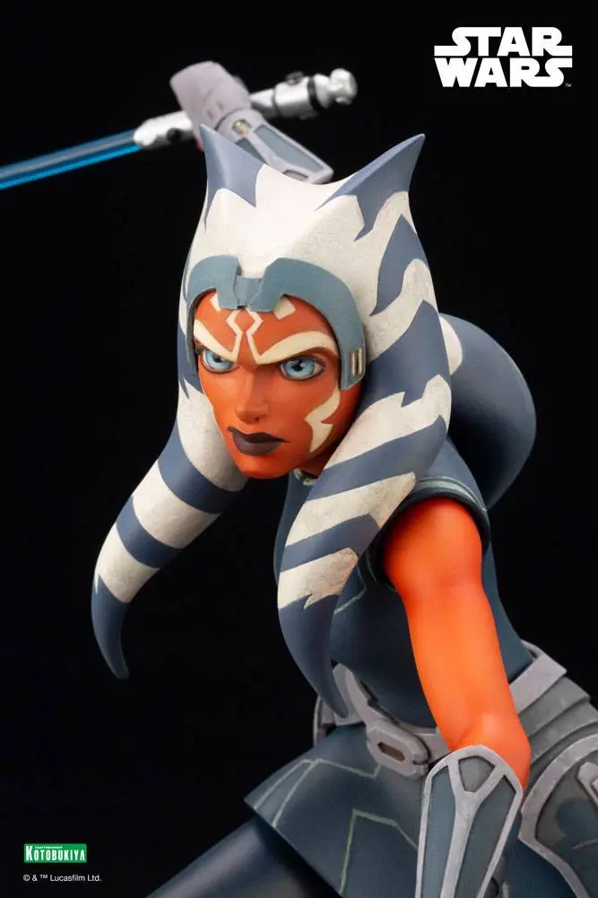 Star Wars The Clone Wars ARTFX PVC Statue 1/7 Ahsoka Tano Escape from the Clones 24 cm product photo