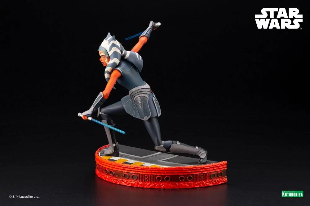 Star Wars The Clone Wars ARTFX PVC Statue 1/7 Ahsoka Tano Escape from the Clones 24 cm product photo