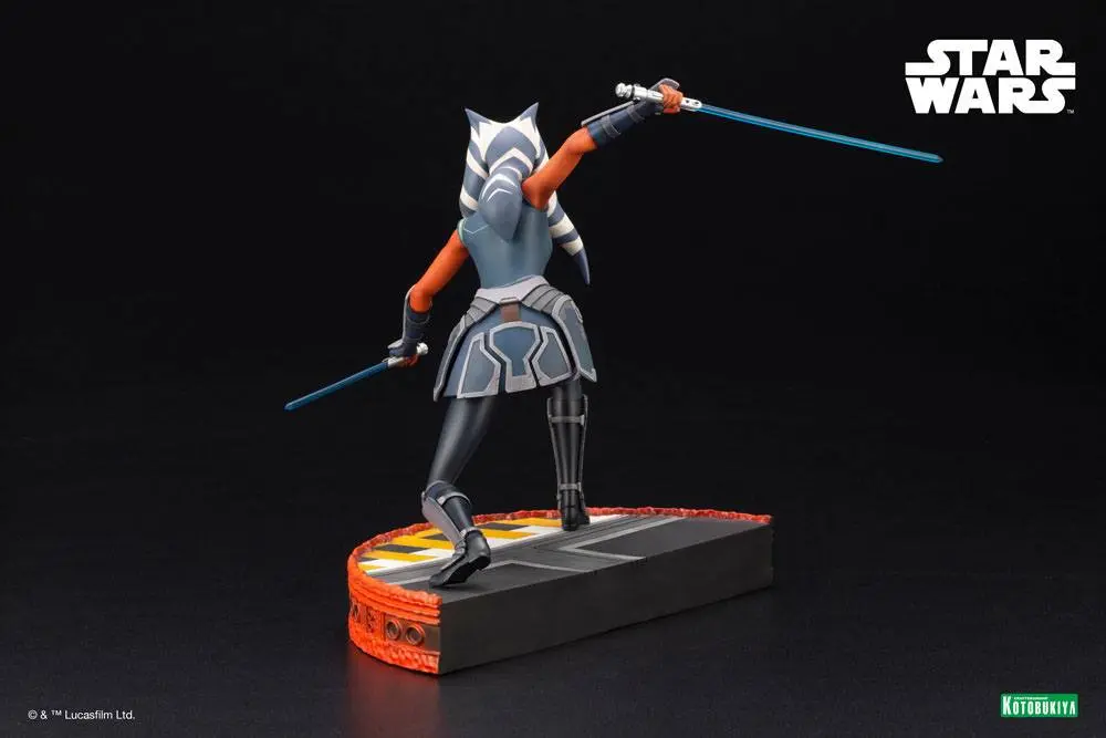 Star Wars The Clone Wars ARTFX PVC Statue 1/7 Ahsoka Tano Escape from the Clones 24 cm product photo