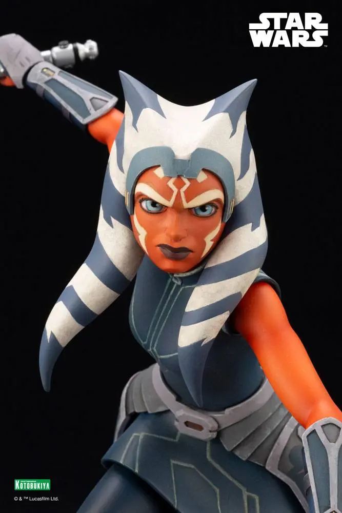 Star Wars The Clone Wars ARTFX PVC Statue 1/7 Ahsoka Tano Escape from the Clones 24 cm product photo