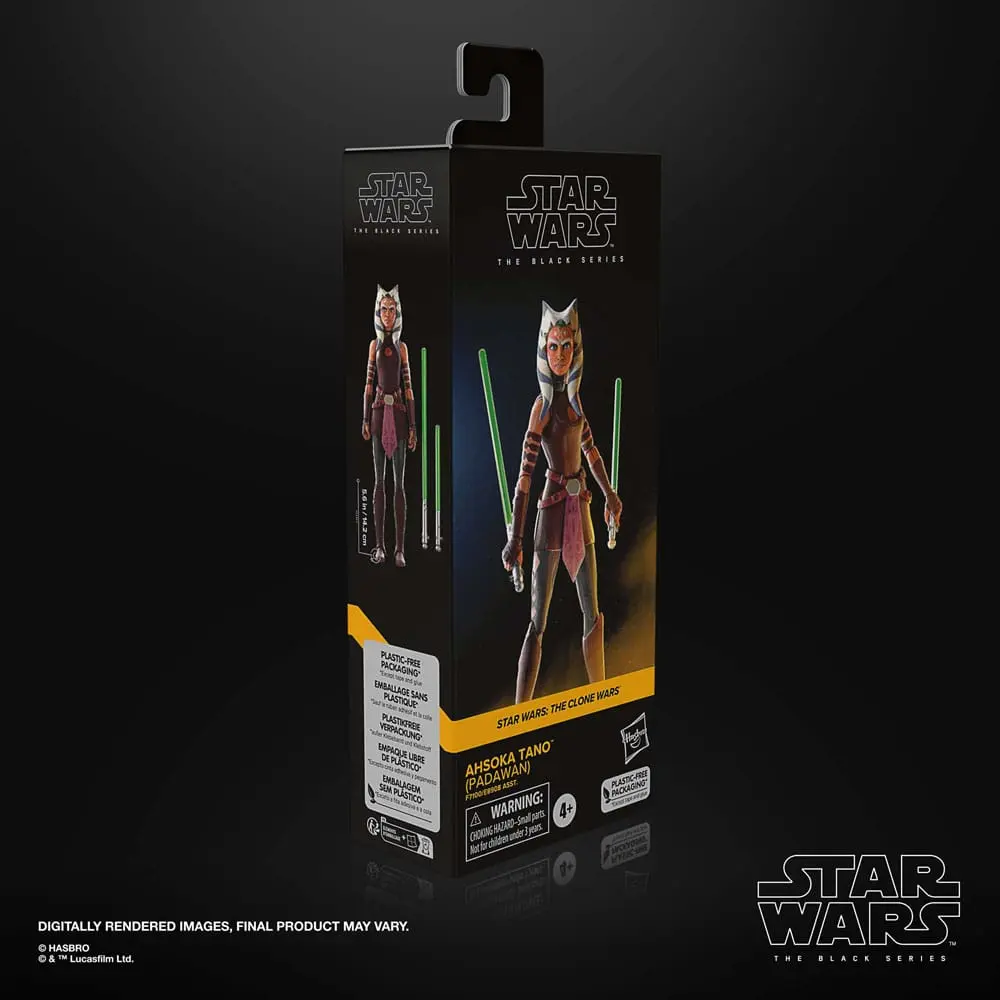 Star Wars: The Clone Wars Black Series Action Figure Ahsoka Tano (Padawan) 15 cm product photo