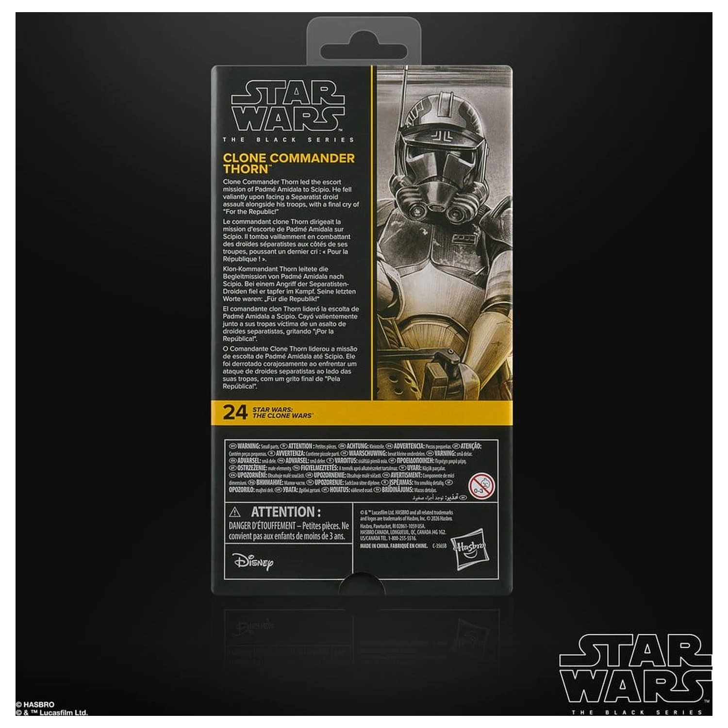 Star Wars: The Clone Wars Black Series Action Figure Clone Commander Thorn 15 cm product photo
