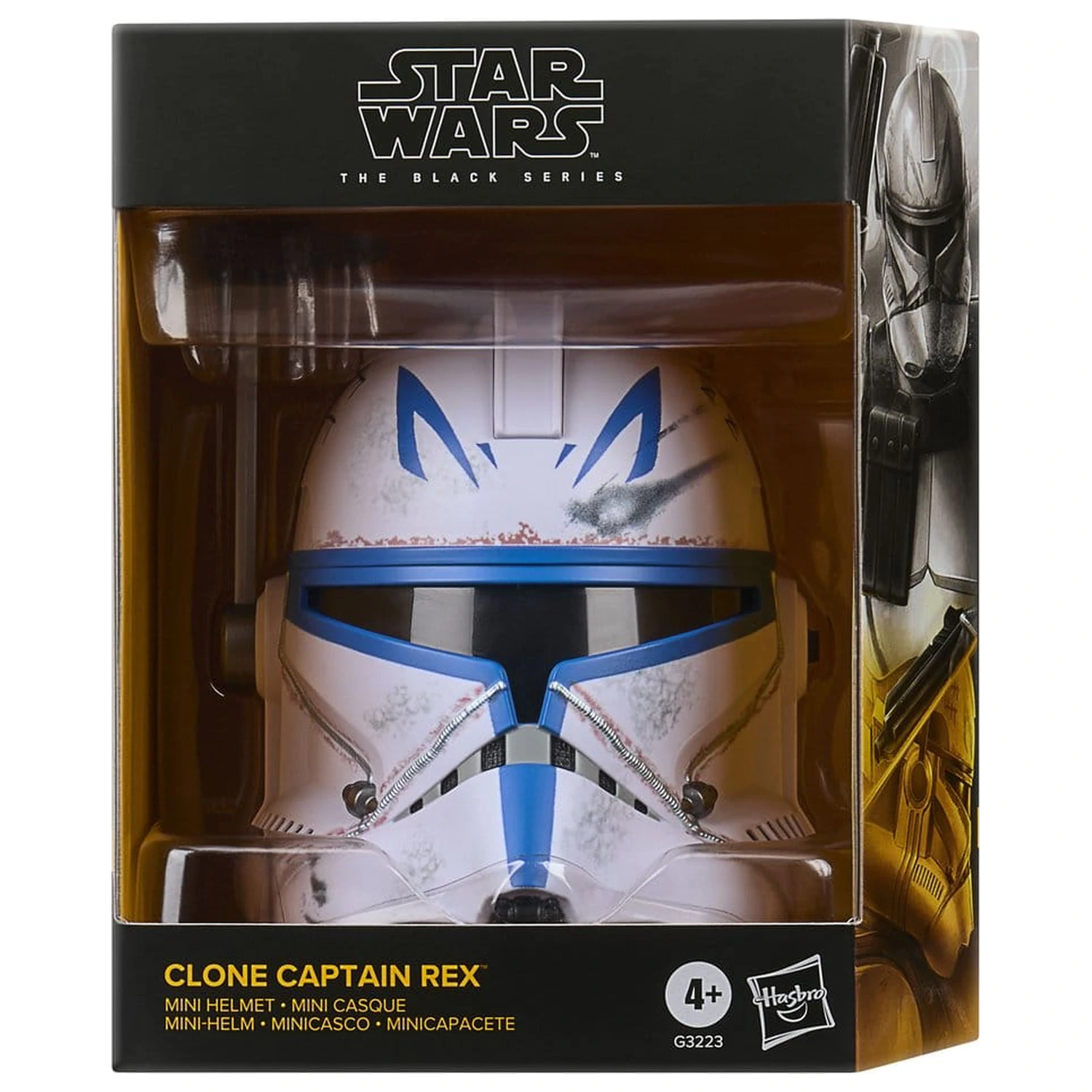 Star Wars: The Clone Wars Black Series Mini Helmet Clone Captain Rex 15 cm product photo