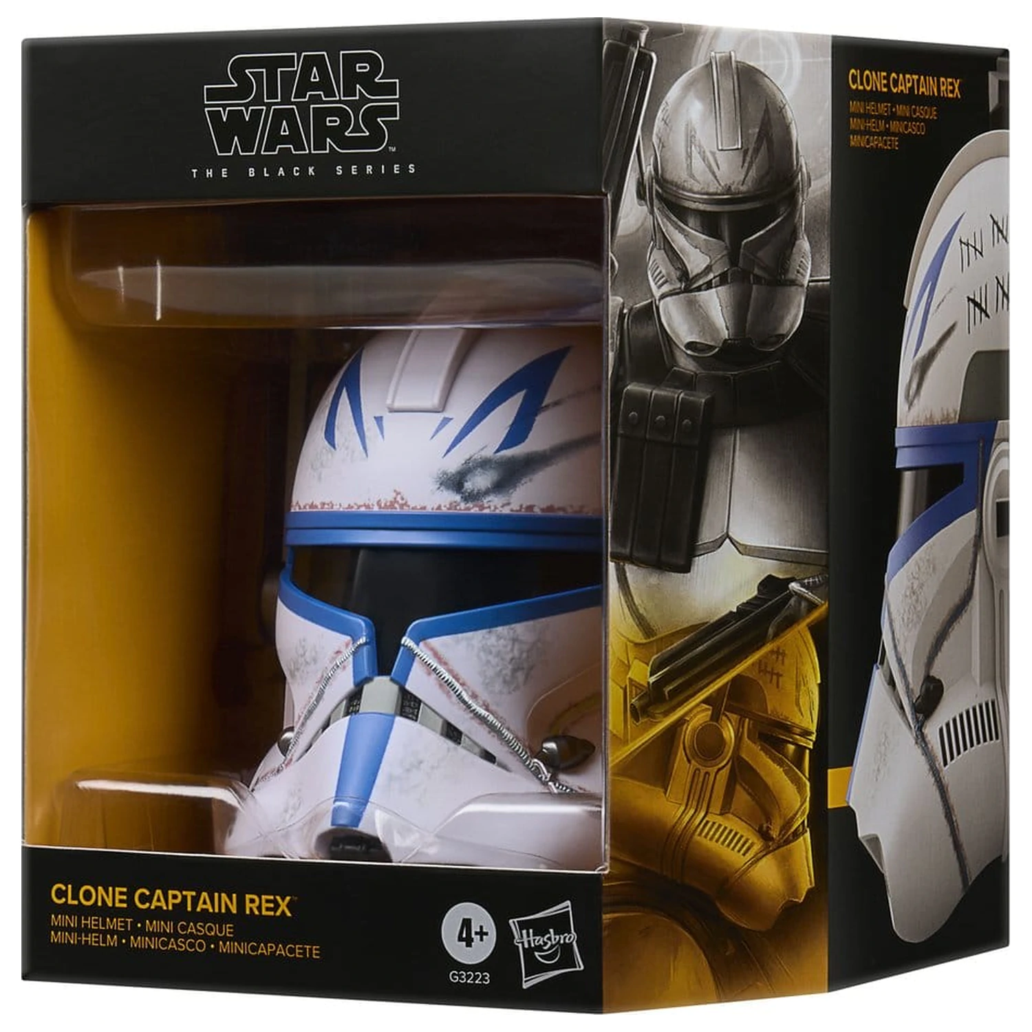 Star Wars: The Clone Wars Black Series Mini Helmet Clone Captain Rex 15 cm product photo