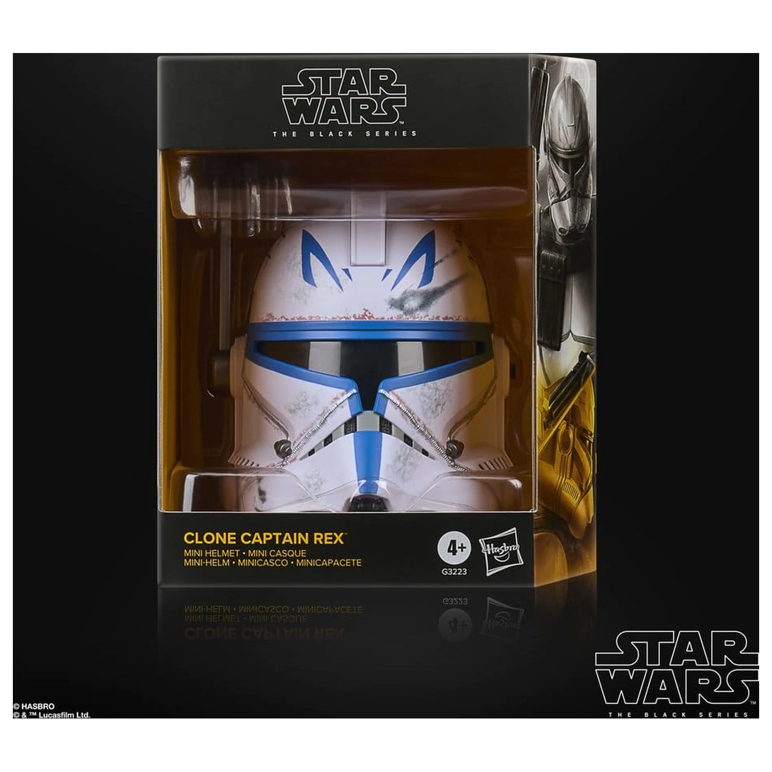 Star Wars: The Clone Wars Black Series Mini Helmet Clone Captain Rex 15 cm product photo