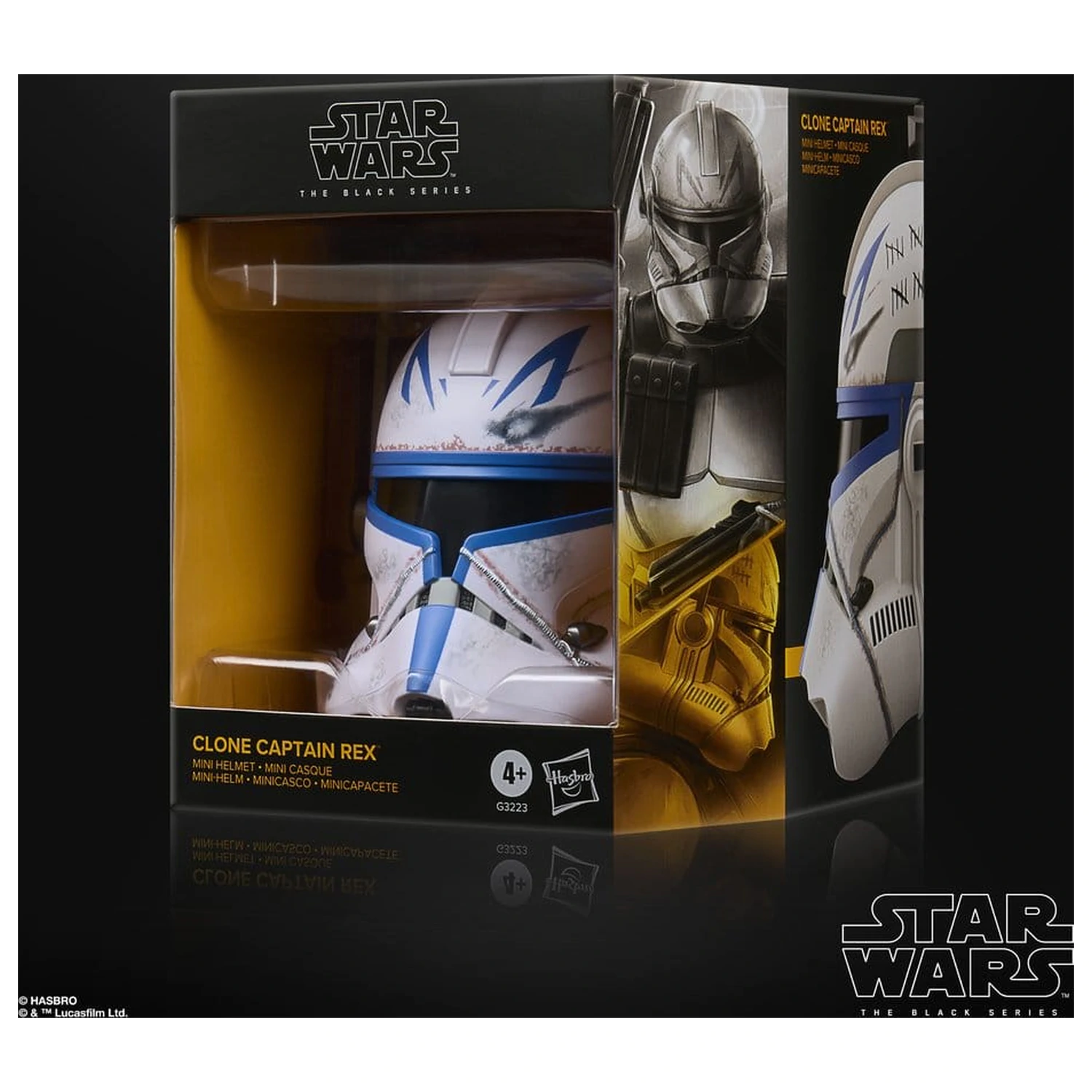 Star Wars: The Clone Wars Black Series Mini Helmet Clone Captain Rex 15 cm product photo